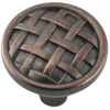 image:image25 Pack  Cosmas 7065ORB Oil Rubbed Bronze Braided Cabinet Hardware Round Knob  138 Diameter