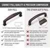 image:imageCosmas 5 Pack 4390ORB Oil Rubbed Bronze Cabinet Pulls  312 89mm Hole Centers Modern Hardware Handles for Kitchen Drawer Bathroom Easy Install Screws Included