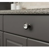 image:imageCosmas 5317ORBC Oil Rubbed Bronze Cabinet Hardware Round Knob with Clear Glass  114 Diameter