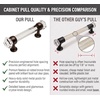 image:imageCosmas 6393ORBC Oil Rubbed Bronze with Clear Glass Cabinet Handle Pull  3 Inch 76mm Hole Centers10