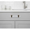image:imageCosmas 6393ORBC Oil Rubbed Bronze with Clear Glass Cabinet Handle Pull  3 Inch 76mm Hole Centers5