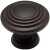 image:image50 Pack  Cosmas 4122ORB Oil Rubbed Bronze 3 Ring Cabinet Hardware Round Knob  114 Diameter