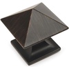 image:imageCosmas 10 Pack 10555ORB Oil Rubbed Bronze Pyramid Cabinet Knob Hardware  114 Inch Square