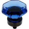 image:imageCosmas 10 Pack 5268ORBBL Oil Rubbed Bronze Cabinet Hardware Knob with Blue Glass  1516 Diameter