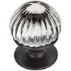 image:imageCosmas 10 Pack 6812ORBC Oil Rubbed Bronze Cabinet Hardware Round Knob with Clear Glass  78 Diameter