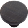 image:imageCosmas 10 Pack 8104ORB Oil Rubbed Bronze Round Solid Cabinet Hardware Knob  114 Diameter