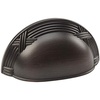image:imageCosmas 10 Pack 9461ORB Oil Rubbed Bronze Cabinet Hardware Bin Cup Drawer Handle Pull  3 Inch 76mm Hole Centers