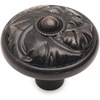 image:imageCosmas 25 Pack 10559ORB Oil Rubbed Bronze Round Floral Cabinet Knob Hardware  114 Inch Diameter