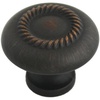 image:imageCosmas 25 Pack 228ORB Oil Rubbed Bronze Rope Cabinet Hardware Knob  114 Inch Diameter