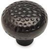 image:imageCosmas 5 Pack 10551ORB Oil Rubbed Bronze Hammered Round Cabinet Knob Hardware  114 Inch Diameter