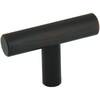 image:imageCosmas 5 Pack 305ORB Oil Rubbed Bronze Cabinet Hardware Euro Style T Bar Knob  2 Overall Length