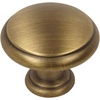image:imageCosmas 5 Pack 5422BAB Brushed Antique Brass Cabinet Hardware Mushroom Knob