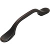 image:imageCosmas 5 Pack 9533ORB Oil Rubbed Bronze Cabinet Hardware Footed Handle Pull  3 Inch 76mm Hole Centers