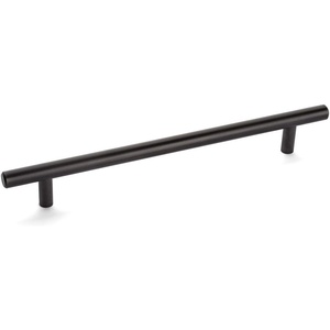 image:image10 Pack  Cosmas 305192ORB Oil Rubbed Bronze Cabinet Hardware Euro Style Bar Handle Pull  712 192mm Hole Centers 10 Overall Length