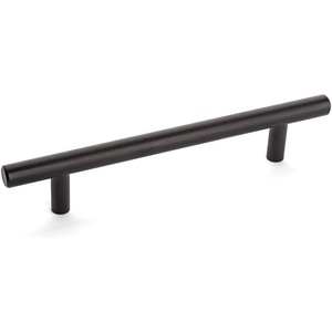 image:image25 Pack  Cosmas 305128ORB Oil Rubbed Bronze Cabinet Hardware Euro Style Bar Handle Pull  5 Inch 128mm Hole Centers 738 Overall Length