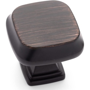 image:imageCosmas 10 Pack 1487ORB Oil Rubbed Bronze Contemporary Square Cabinet Hardware Knob  1316 Square