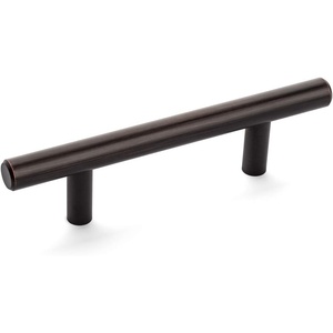 image:imageCosmas 10 Pack 30535ORB Oil Rubbed Bronze Cabinet Hardware Euro Style Bar Handle Pull  312 Hole Centers 578 Overall Length