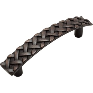 image:imageCosmas 10 Pack 7066ORB Oil Rubbed Bronze Braided Cabinet Hardware Handle Pull  334 Inch 96mm Hole Centers
