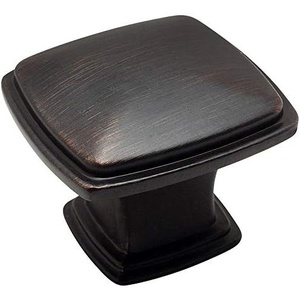 image:imageCosmas 25 Pack 4391ORB Oil Rubbed Bronze Modern Cabinet Hardware Knob  114 Inch Square25