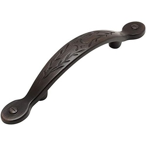 image:imageCosmas 25 Pack 465ORB Oil Rubbed Bronze Leaf Design Cabinet Handle Pull 3 Inch Hole Center  Kitchen Drawer Pulls DieCast Zinc Metal Hardware10
