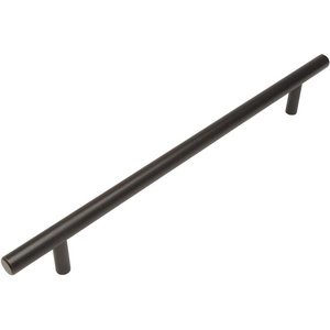 image:imageCosmas 404224ORB Oil Rubbed Bronze Solid Steel Construction 38 Inch Slim Line Euro Style Cabinet Hardware Bar Pull  878 Inch 224mm Hole Centers