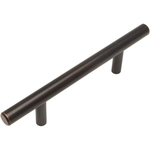 image:imageCosmas 4044ORB Oil Rubbed Bronze Solid Steel Construction 38 Inch Slim Line Euro Style Cabinet Hardware Bar Pull  4 Inch 102mm Hole Centers