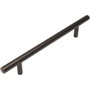 image:imageCosmas 5 Pack 404128ORB Oil Rubbed Bronze Solid Steel Construction 38 Inch Slim Line Euro Style Cabinet Hardware Bar Pull  5 Inch 128mm Hole Centers