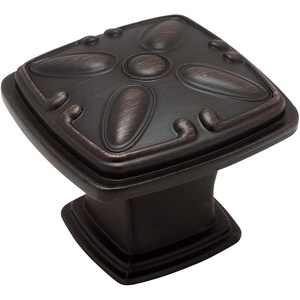 image:imageCosmas 5 Pack 4393ORB Oil Rubbed Bronze Modern Cabinet Hardware Knob  114 Inch Square