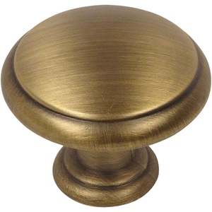 image:imageCosmas 5 Pack 5422BAB Brushed Antique Brass Cabinet Hardware Mushroom Knob