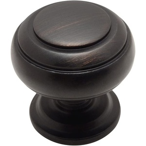 image:imageCosmas 7498ORB Oil Rubbed Bronze Cabinet Hardware Round Knob  114 Diameter  Wide Base