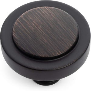 image:imageCosmas 8101ORB Oil Rubbed Bronze Cabinet Hardware Round Knob  1516 Diameter