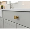 image:imageCosmas 1480BAB Brushed Antique Brass Contemporary Square Cabinet Hardware Knob  1 Square