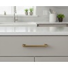 image:imageCosmas 5 Pack 1481128BAB Brushed Antique Brass Contemporary Cabinet Hardware Handle Pull  5 Inch 128mm Hole Centers
