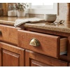image:imageCosmas 5 Pack 4310BAB Brushed Antique Brass Cabinet Hardware Bin Cup Drawer Handle Pull  3 Inch 76mm Hole Centers