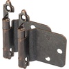 image:image5 Pair Pack  Cosmas 16890ORB Oil Rubbed Bronze Cabinet Hinge Variable Overlay with 30 Degree Reverse Bevel Pair 16890ORB