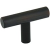 image:imageCosmas 10 Pack 305ORB Oil Rubbed Bronze Cabinet Hardware Euro Style T Bar Knob  2 Overall Length