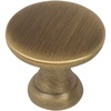 image:imageCosmas 10 Pack 4545BAB Brushed Antique Brass Cabinet Hardware Miniature Round Knob  78 Diameter