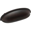 image:imageCosmas 10 Pack 7712ORB Oil Rubbed Bronze Cabinet Hardware Bin Cup Drawer Handle Pull  3 Inch 76mm Hole Centers