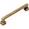 image:imageCosmas 1481128BAB Brushed Antique Brass Contemporary Cabinet Hardware Handle Pull  5 Inch 128mm Hole Centers