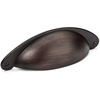 image:imageCosmas 25 Pack 4199ORB Oil Rubbed Bronze Cabinet Hardware Bin Cup Drawer Handle Pull  3 Inch 76mm Hole Centers