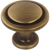 image:imageCosmas 25 Pack 5560BAB Brushed Antique Brass Cabinet Hardware Round Knob  114 Diameter