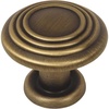 image:imageCosmas 4122BAB Brushed Antique Brass 3 Ring Cabinet Hardware Round Knob  114 Diameter