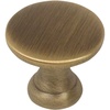 image:imageCosmas 4545BAB Brushed Antique Brass Cabinet Hardware Miniature Round Knob  78 Diameter