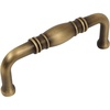 image:imageCosmas 5 Pack 4313BAB Brushed Antique Brass Cabinet Hardware Handle Pull  3 Inch 76mm Hole Centers