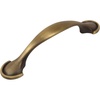 image:imageCosmas 5 Pack 6632BAB Brushed Antique Brass Cabinet Hardware Handle Pull  3 Inch 76mm Hole Centers
