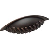 image:imageCosmas 5 Pack 7067ORB Oil Rubbed Bronze Braided Cabinet Hardware Bin Cup Drawer Handle Pull  3 Inch 76mm Hole Centers