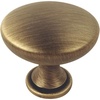 image:imageCosmas 50 Pack 5305BAB Brushed Antique Brass Traditional Round Solid Cabinet Hardware Knob  114