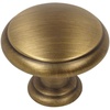 image:imageCosmas 50 Pack 5422BAB Brushed Antique Brass Cabinet Hardware Mushroom Knob10