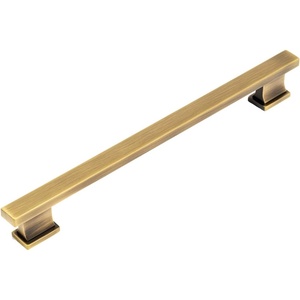 image:imageCosmas 10 Pack 702192BAB Brushed Antique Brass Contemporary Cabinet Hardware Handle Pull  712 Inch 192mm Hole Centers