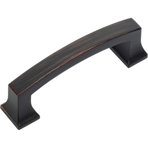 image:imageCosmas 10 Pack 7553ORB Oil Rubbed Bronze Contemporary Cabinet Hardware Handle Pull  3 Inch 76mm Hole Centers